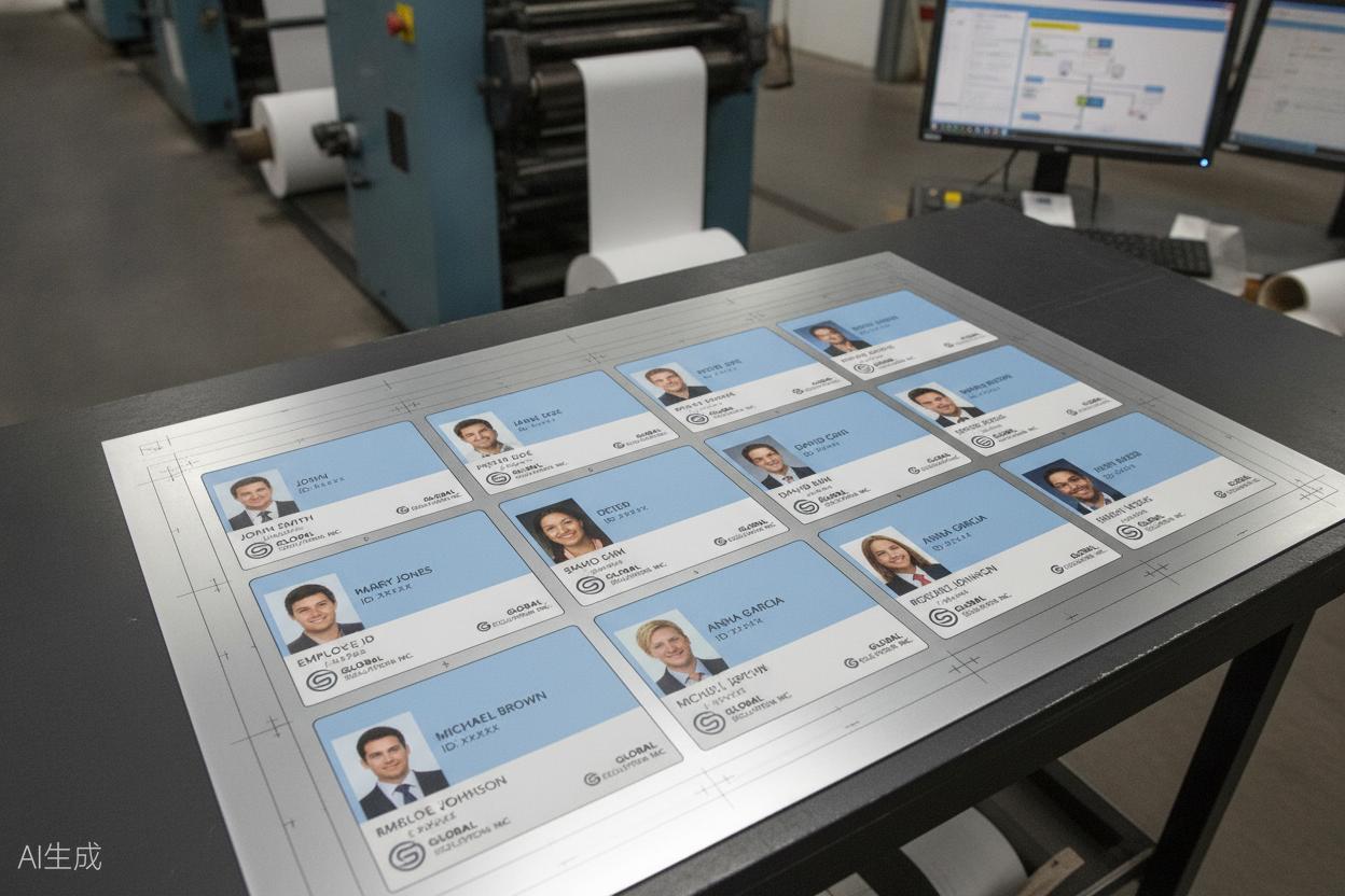 1.9 Multi-Up Imposition - Employee Business Card/ID Efficient Printing